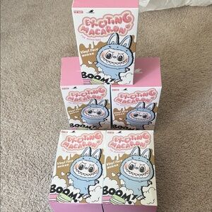 Originals Exciting Macarons Vinyl Face Figure - Blue & Pink Boxed (Individually)